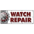 Signmission WATCH REPAIR BANNER SIGN batteries jewelry gems bands appraisals B-96 Watch Repair